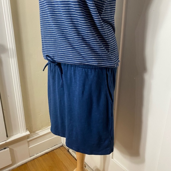 🎉LAST CALL🎉 Carve Designs Mandy Navy Striped Drop Waist Pocket Dress (Snag) M - Picture 8 of 14